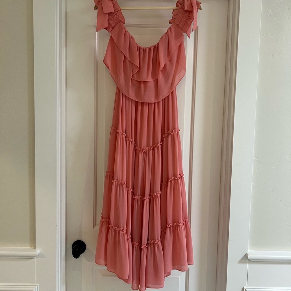 Misa Los Angeles Coral Dress